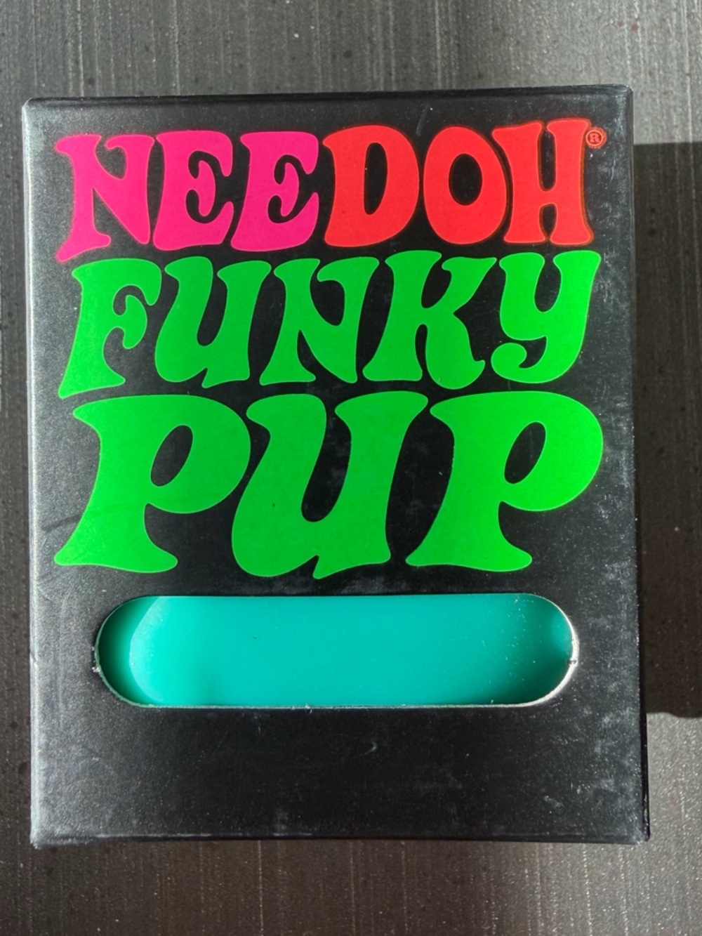 Needoh “Funky Pup” squish : Teal - Picture 2 of 4